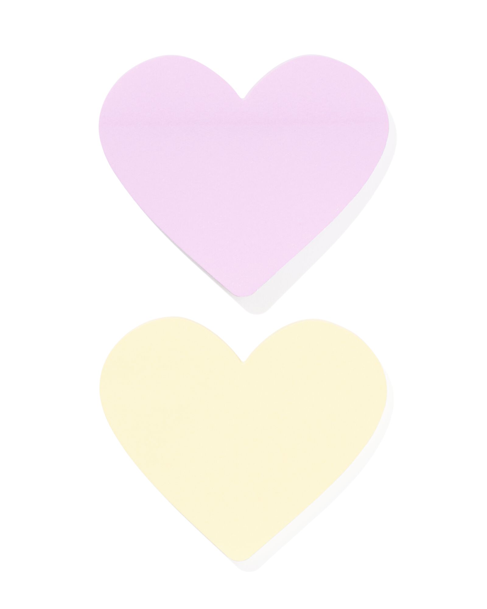 2 blocs de m&eacute;mos autocollants coeurs - 14120202 - HEMA
