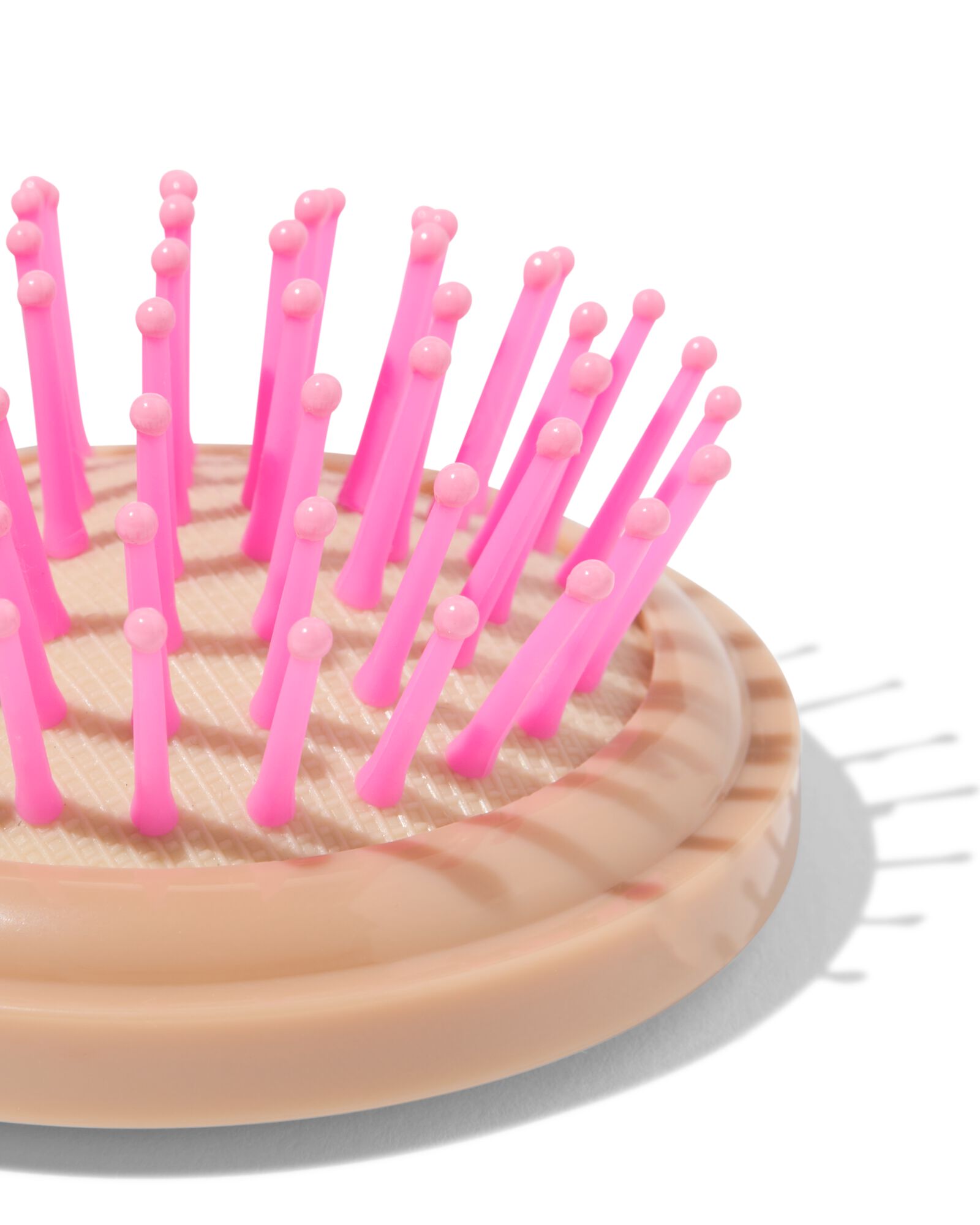 brosse pliante 8x8 cm avec miroir et housse souple - 61100072 - HEMA