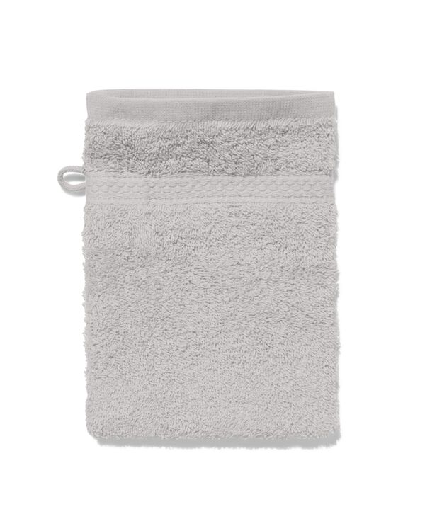 gant de toilette de qualité supérieure 16 x 21 - gris clair - 5240207 - HEMA