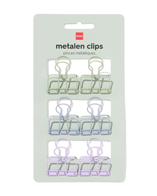 6er-Pack Papierklammern, gro&szlig; - 14870042 - HEMA