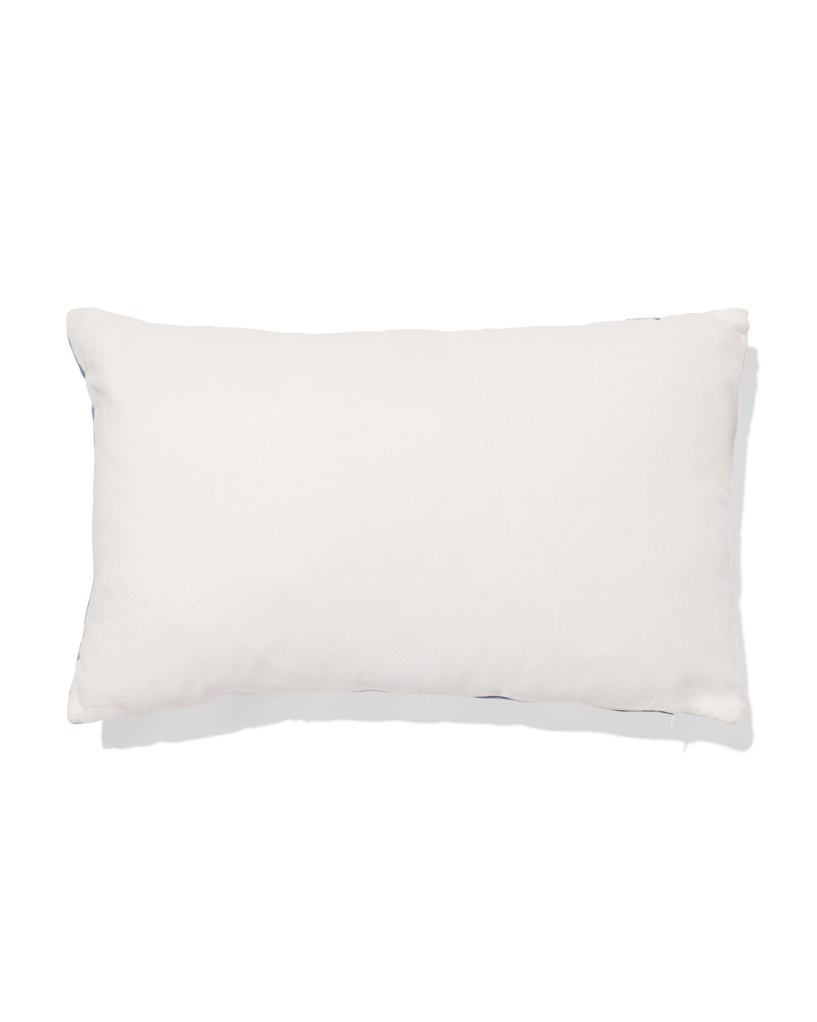 Kissenbezug 50 x 30 cm, Velours mit Streifen, Blau - 7325154 - HEMA