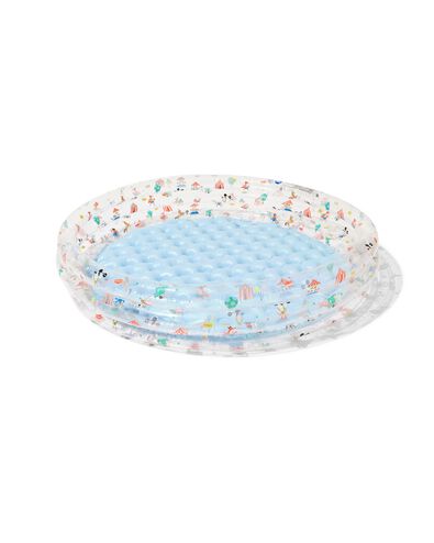 piscine enfant gonflable avec fond gonflable et bouchon de vidange &Oslash; 150 cm - 15800082 - HEMA