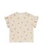Kinder-T-Shirt, gerippt eierschalenfarben 110/116 - 30863068 - HEMA