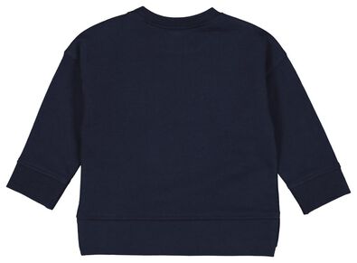 Baby-Sweatshirt dunkelblau - 1000020342 - HEMA