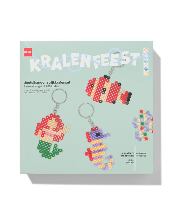 strijkkralen sleutelhanger  - 15900414 - HEMA