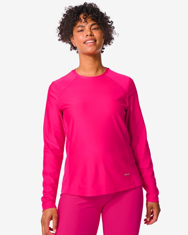 Damen-Sportshirt rosa rosa - 36030459PINK - HEMA