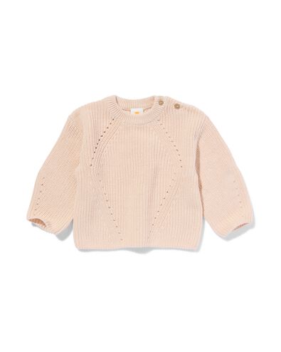 pull b&eacute;b&eacute; en maille &eacute;cru - 33053250ECRU - HEMA
