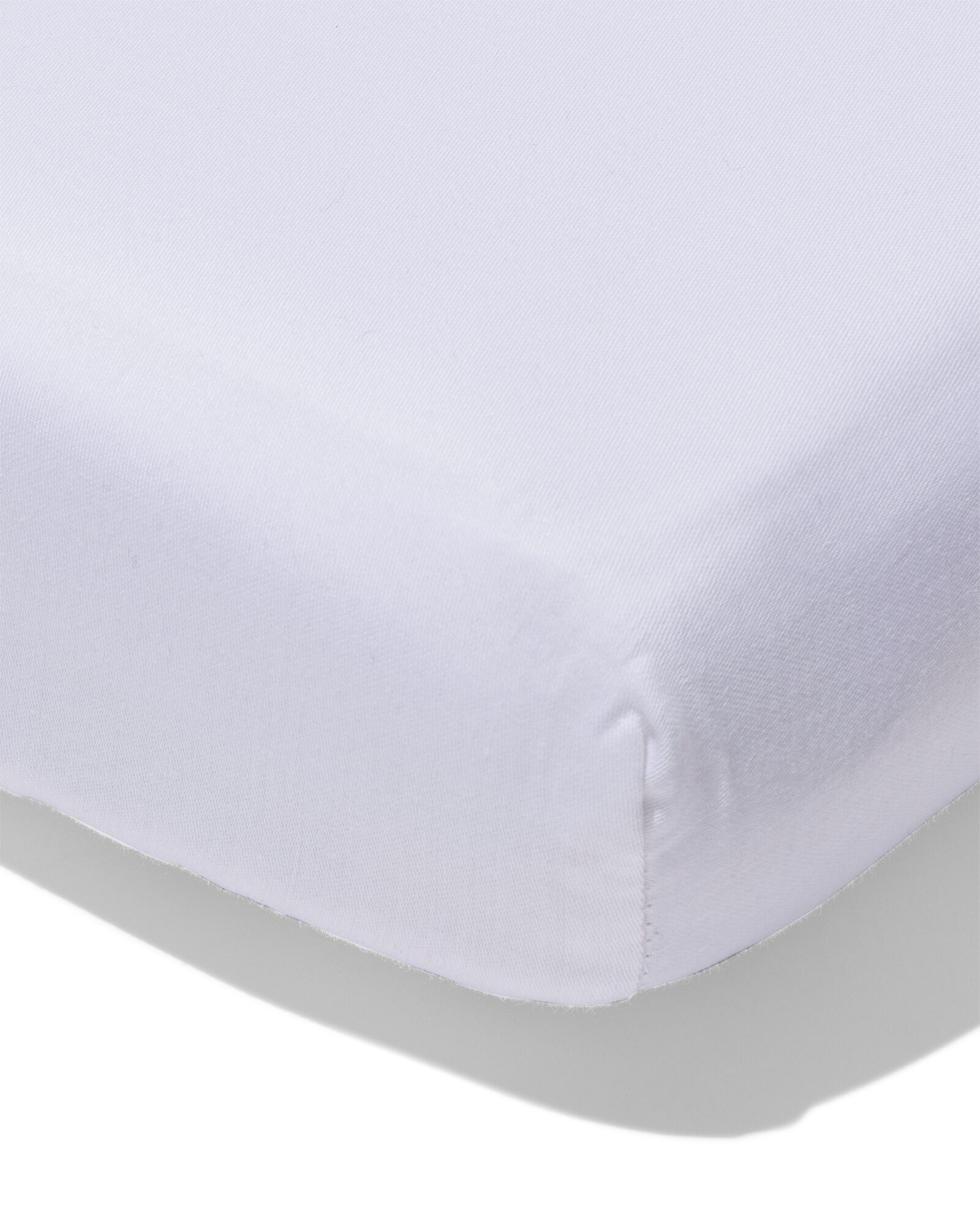 drap-housse surmatelas coton doux 180x200 blanc - 5190129 - HEMA