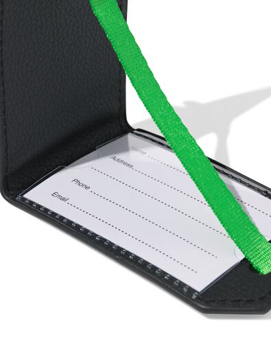 &eacute;tiquette bagage noir - 18640047 - HEMA