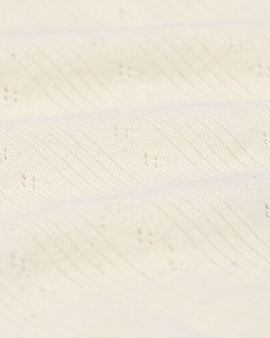 body de croissance b&eacute;b&eacute; c&ocirc;tel&eacute; ajour&eacute; stretch &eacute;cru - 33487810ECRU - HEMA