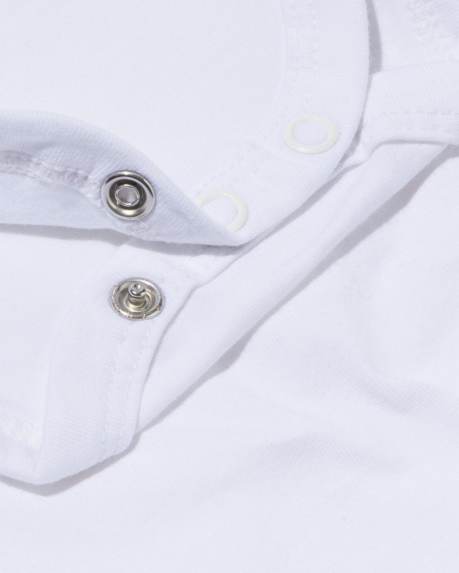 body &ndash; coton biologique stretch - 2 pi&egrave;ces blanc blanc - 1000005204 - HEMA