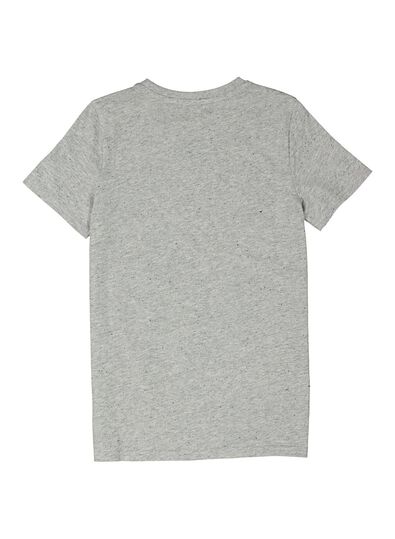 kinder t-shirt grijsmelange - 1000014280 - HEMA