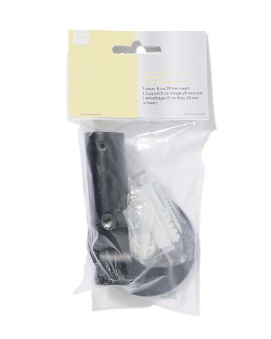 support 8 cm 29 mm noir - 7502023 - HEMA