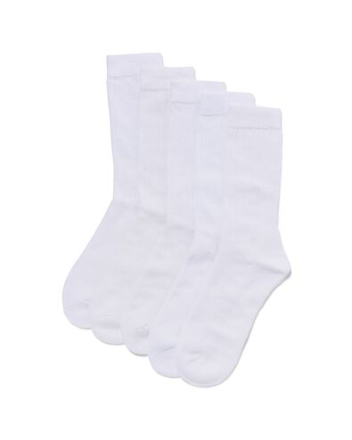 5er-Pack Herren-Sportsocken wei&szlig; wei&szlig; - 1000010434 - HEMA