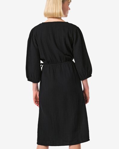 robe portefeuille femme Ruby noir noir - 36249570BLACK - HEMA