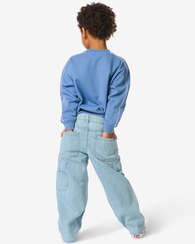 pantalon enfant rayures bleu clair - 30718901LIGHTBLUE - HEMA