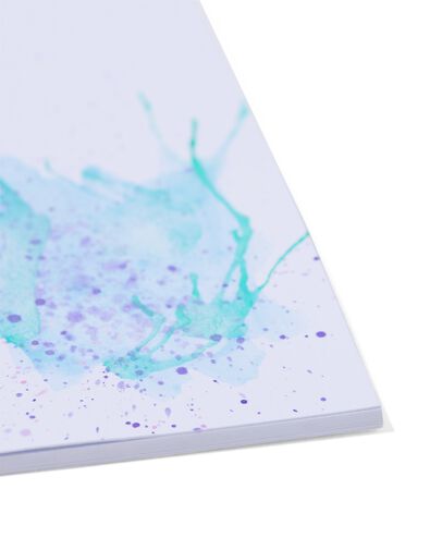 kaarten van aquarelpapier A6 - 60720189 - HEMA