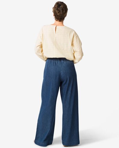 damesbroek Suzy denim donkerdenim donkerdenim - 36203770DARKDENIM - HEMA