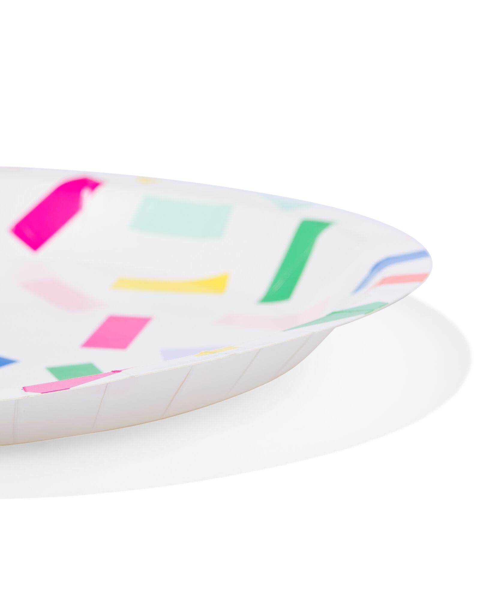 Teller ⌀ 22,5 cm, Pappe, Konfetti &ndash; 8 St&uuml;ck - 14250303 - HEMA