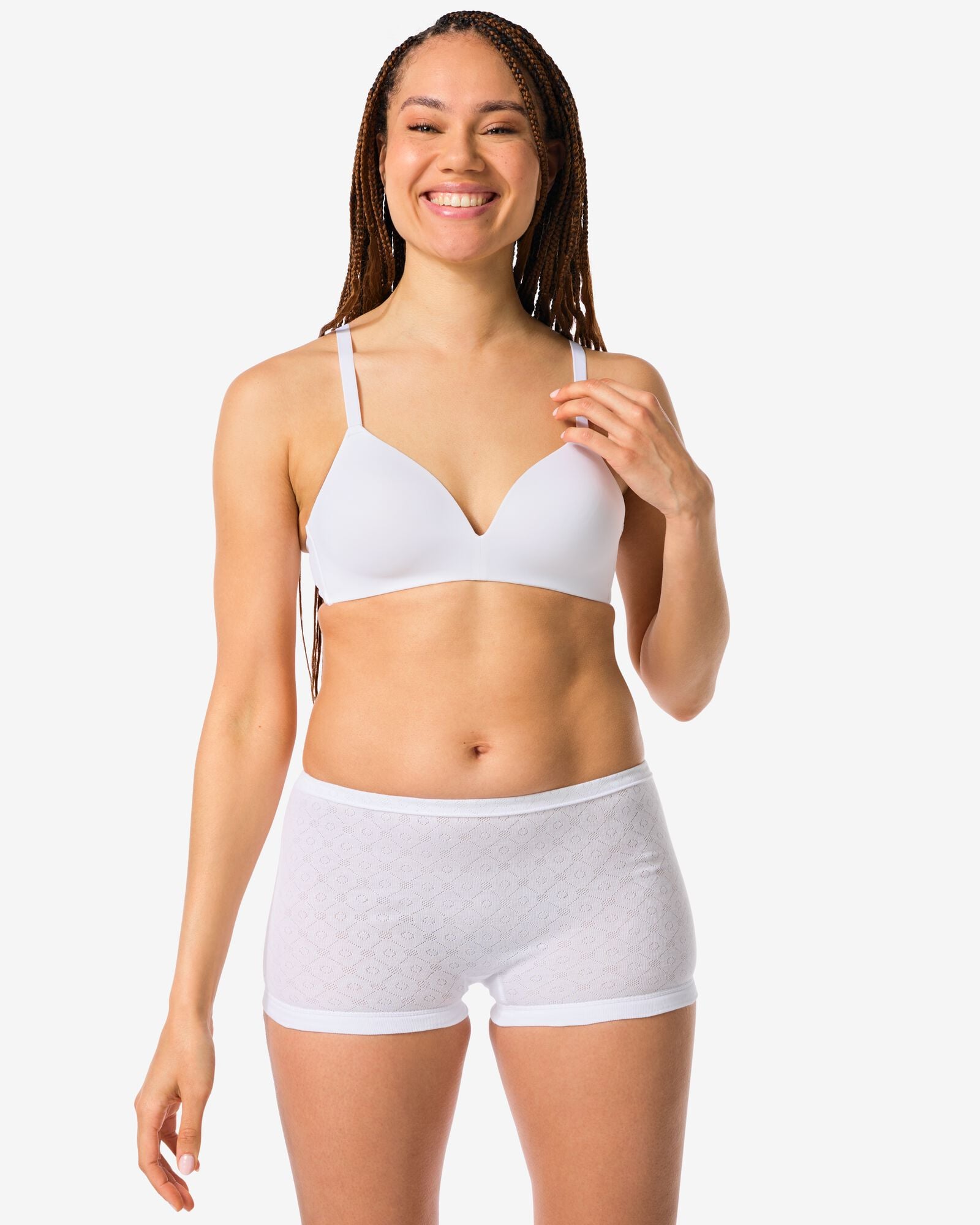 lot de 2 slips femme blanc blanc - 1000002166 - HEMA