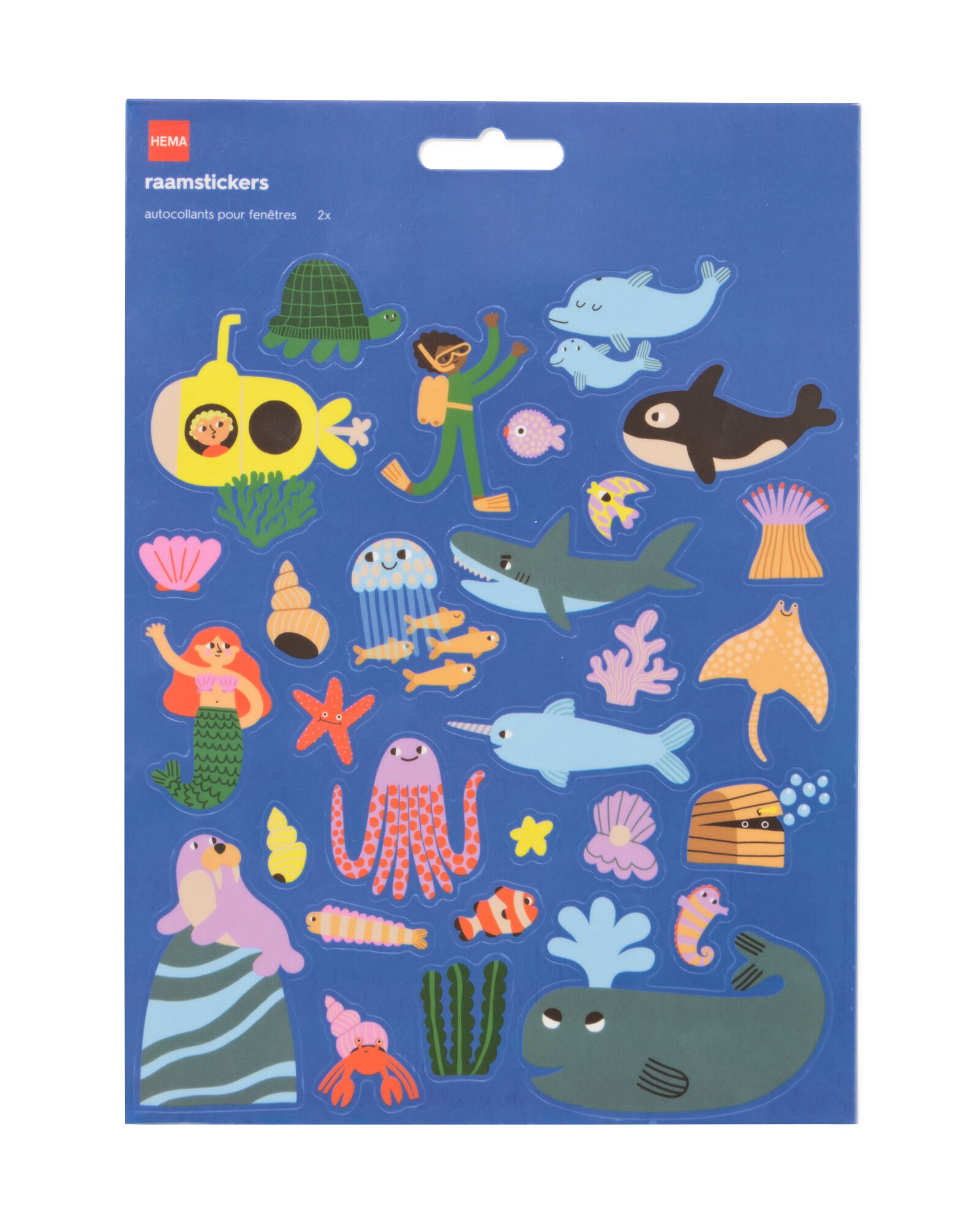Fenstersticker Unterwasser - 15900334 - HEMA