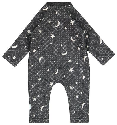 newborn jumpsuit donkergrijs - 1000025964 - HEMA