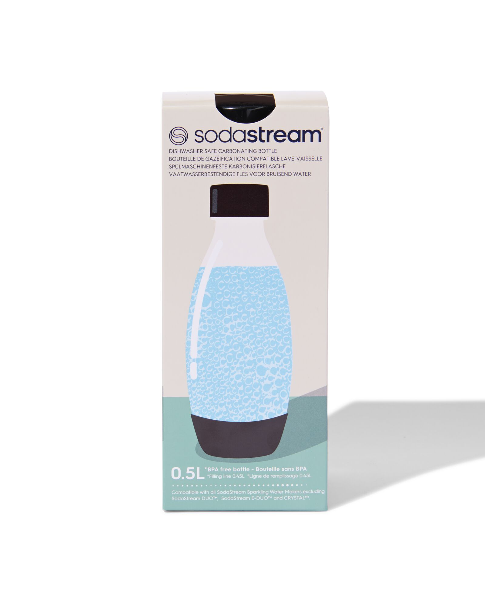 bouteille en plastique Sodastream 0,5 L noir - 80405221 - HEMA