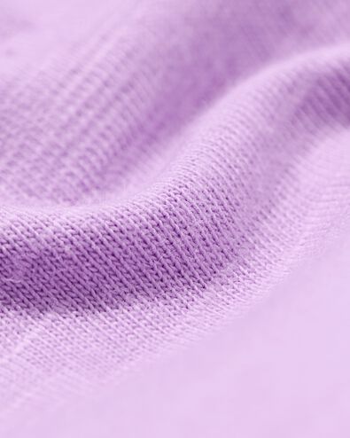 Kinder-T-Shirt, Stickerei violett - 30812653PURPLE - HEMA