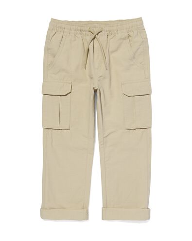 pantalon cargo enfant marron 134/140 - 30776527 - HEMA