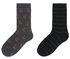 dames sokken met katoen en glitters - 2 paar - 4260310 - HEMA