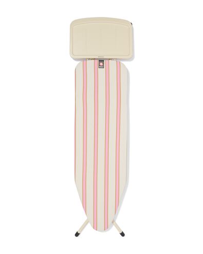 Brabantia strijkplank B voor stoomgenerator 124x38cm strepen roze - 20500264 - HEMA
