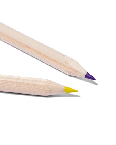 crayons de couleur dans un &eacute;tui avec taille-crayon - 15990262 - HEMA