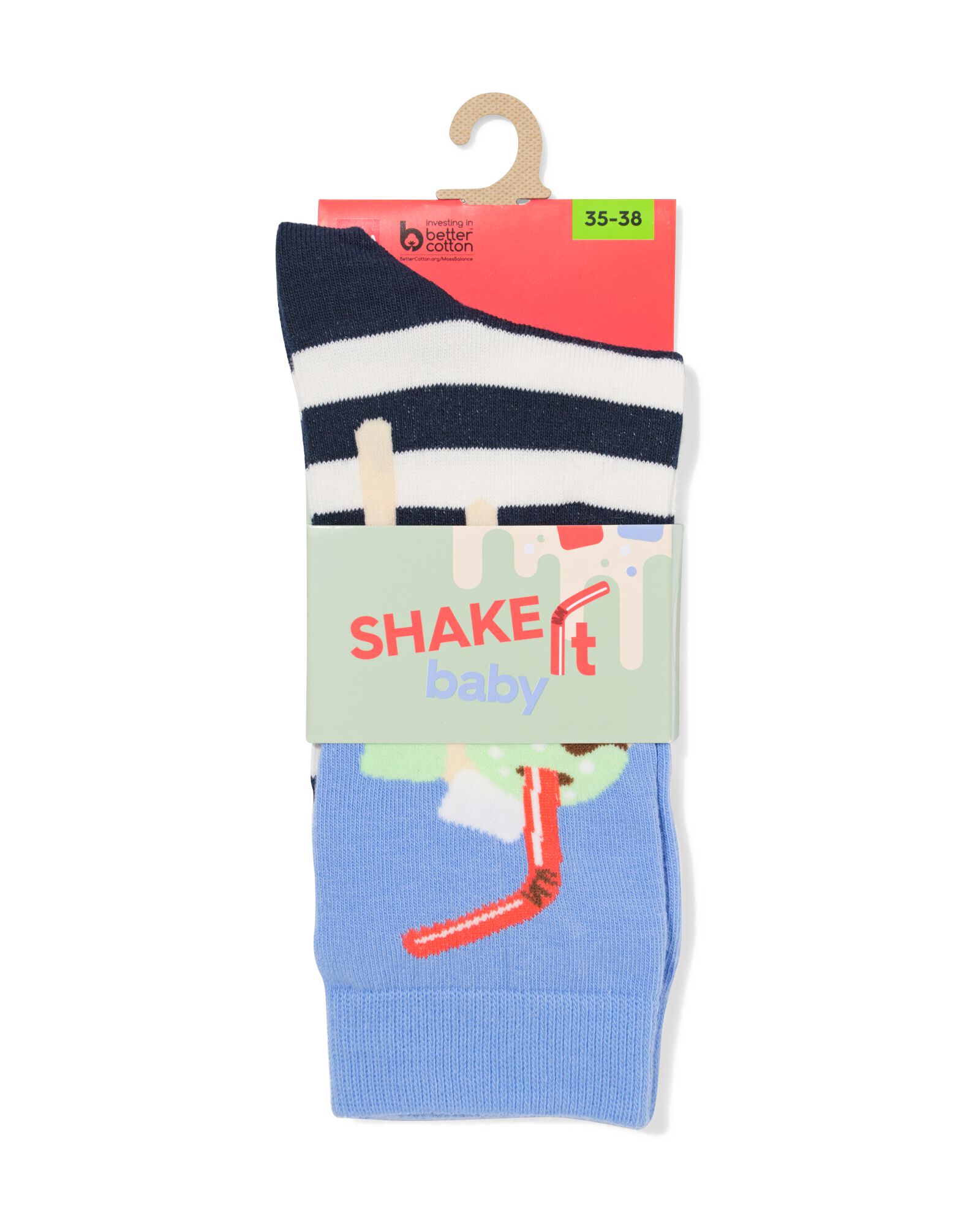 chaussettes shake it baby bleu - 4124115BLUE - HEMA