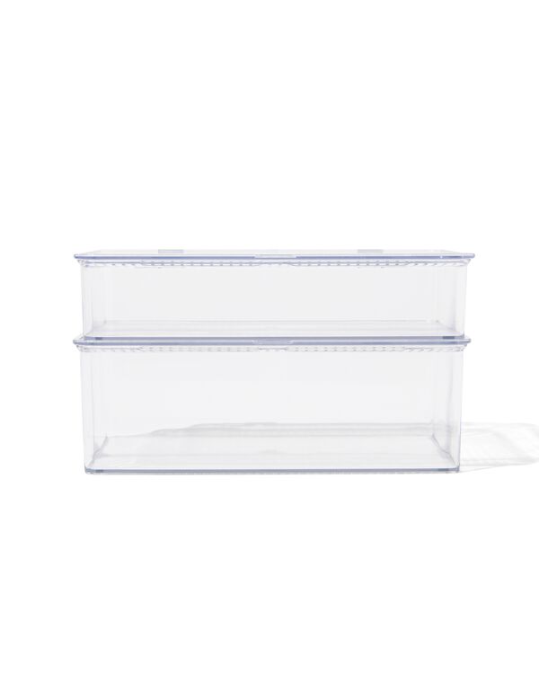 2 Ordnungsboxen mit Deckel - 39800033 - HEMA
