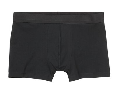 2er-Pack Herren-Boxershorts, kurz, Real Lasting Cotton schwarz - 1000009932 - HEMA