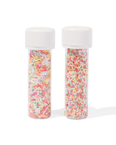 d&eacute;corations pour g&acirc;teaux m&eacute;lange granul&eacute;s de sucre 2 vari&eacute;t&eacute;s - 10250056 - HEMA