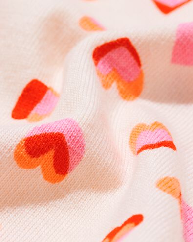 t-shirts b&eacute;b&eacute; jersey c&oelig;urs - 2 pi&egrave;ces &eacute;cru &eacute;cru - 33069370ECRU - HEMA