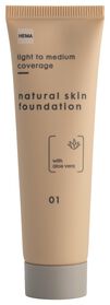 foundation natural skin 01 - 11290321 - HEMA