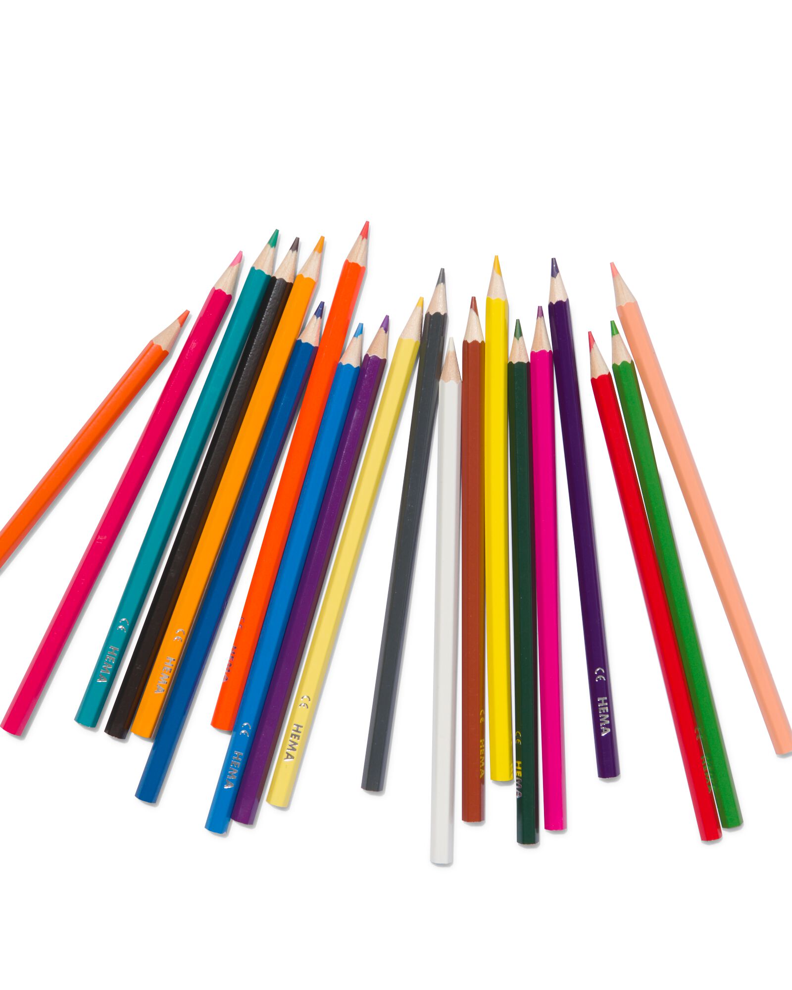 Ensemble de 24 crayons de couleur, seau en fer de crayons de