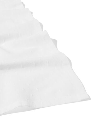 nappe 140x240 cm jacquard à pois blanc cassé - 5300143 - HEMA