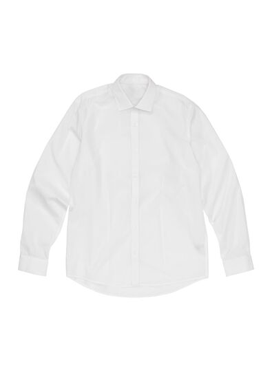 chemise homme coupe ajustée blanc blanc - 1000000007 - HEMA