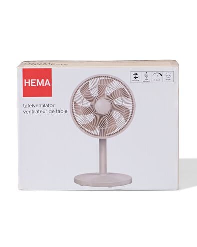tafelventilator ⌀30cm beige - 80200045 - HEMA