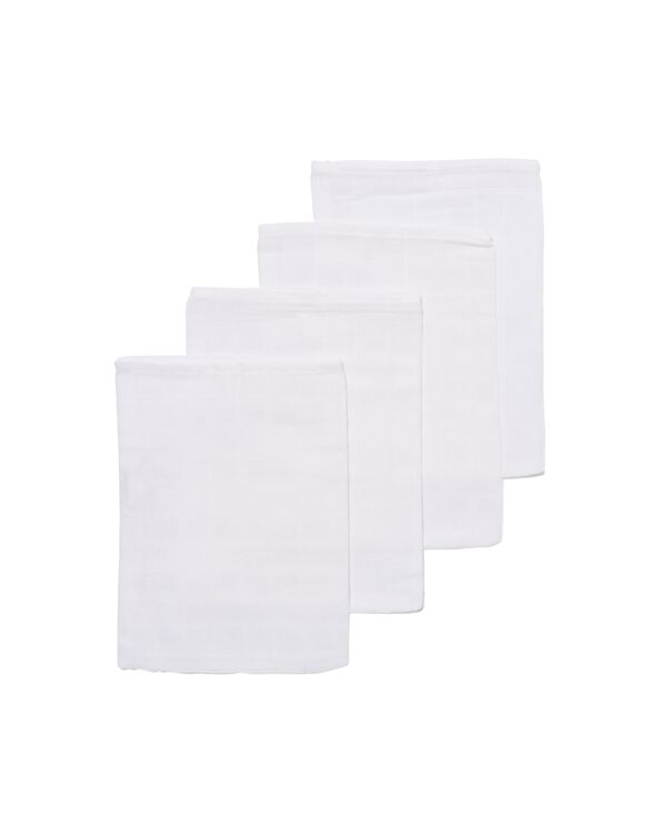 4er-Pack Mull-Waschhandschuhe - 33346330 - HEMA