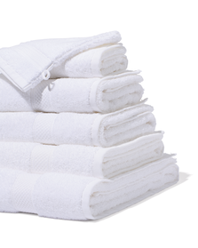 serviettes de bain - qualité épaisse blanc blanc - 1000015178 - HEMA