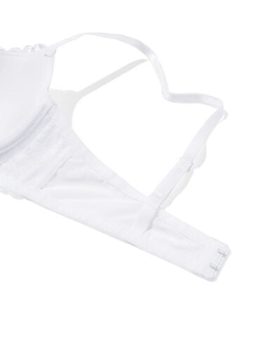 voorgevormde kanten bh met beugel wit wit - 21810400WHITE - HEMA