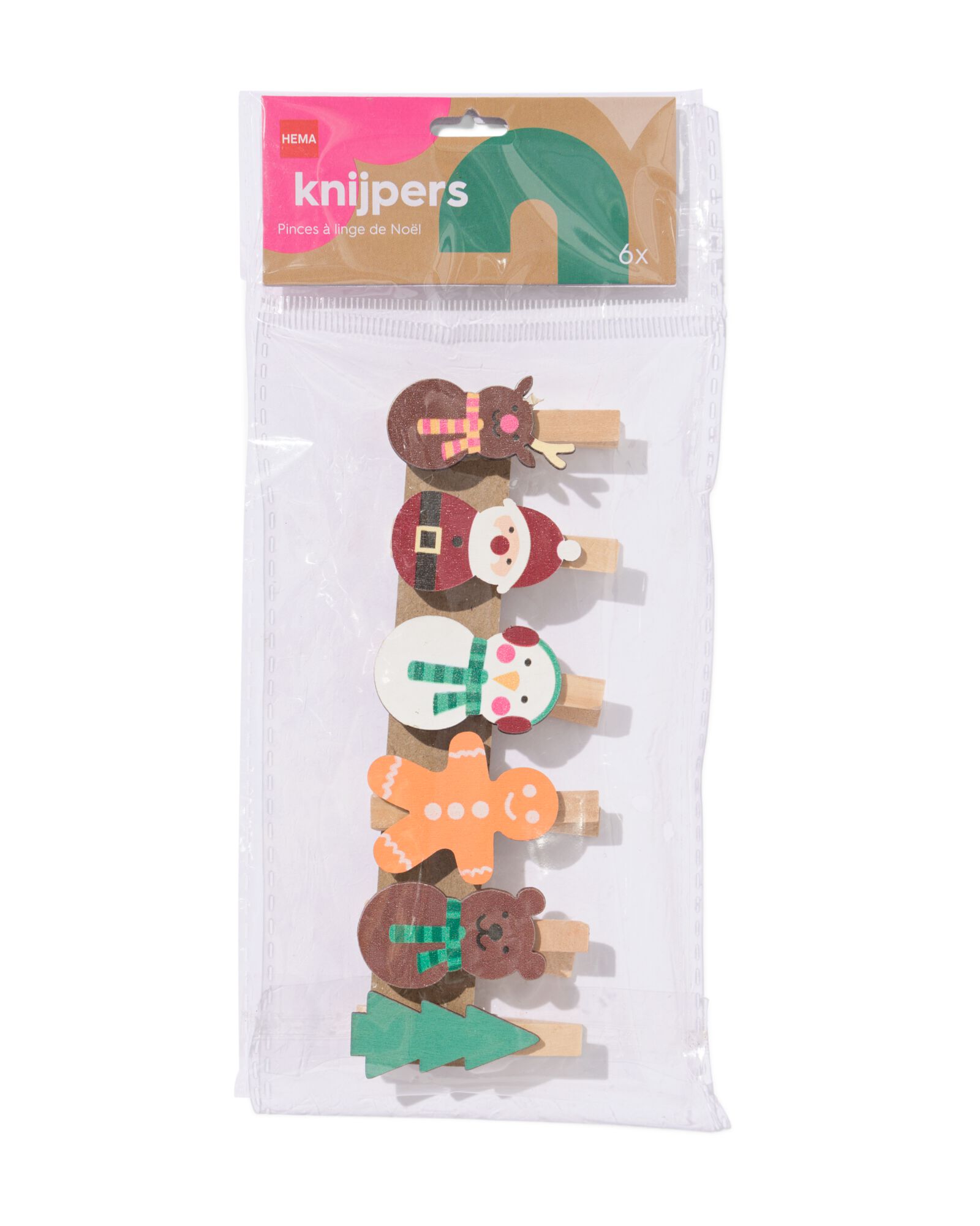 pinces à linge Noël - 25300082 - HEMA