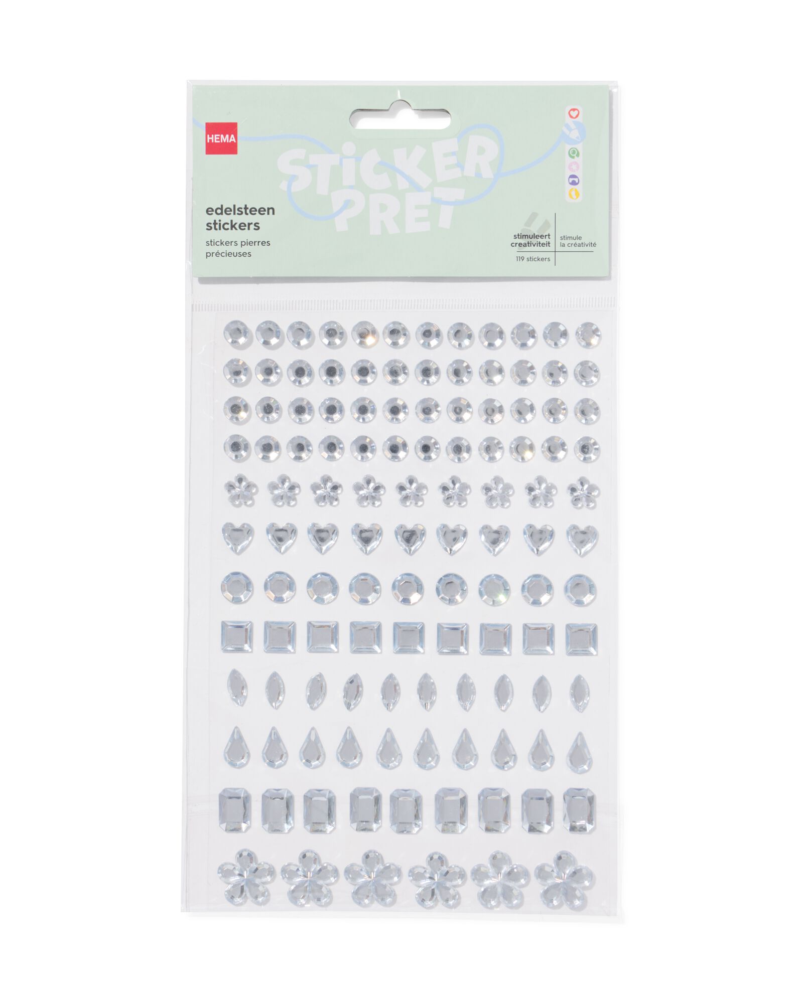 autocollants diamant - 15900316 - HEMA