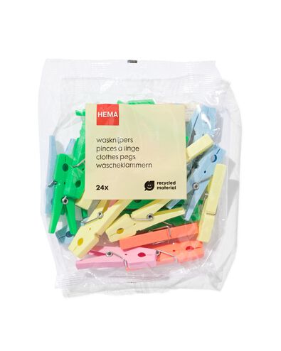 wasknijpers - 24 stuks - 20540024 - HEMA