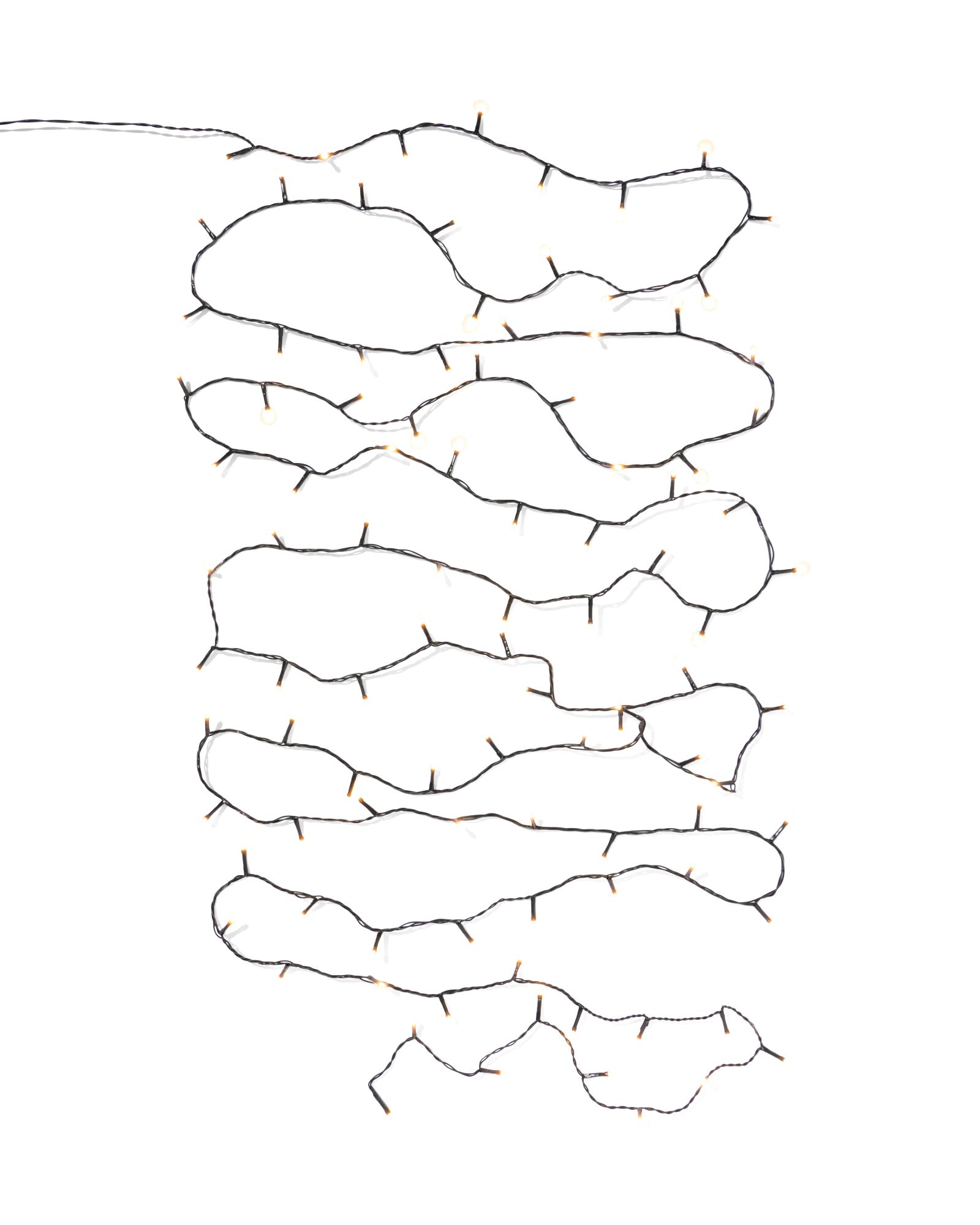 guirlande lumineuse 12,42 m avec 100 LED pour l'int&eacute;rieur et l'ext&eacute;rieur - 25510043 - HEMA