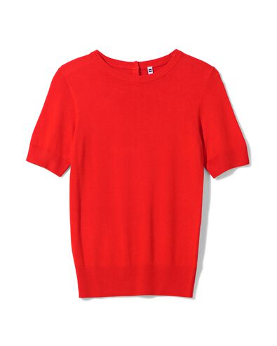 pull en maille femme Fally rouge rouge - 36363070RED - HEMA